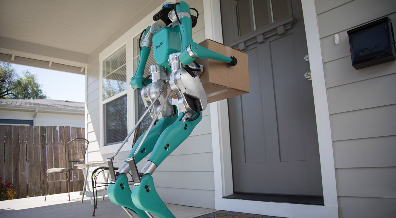 Agility Robotics Digit — Amazon warehouse humanoid