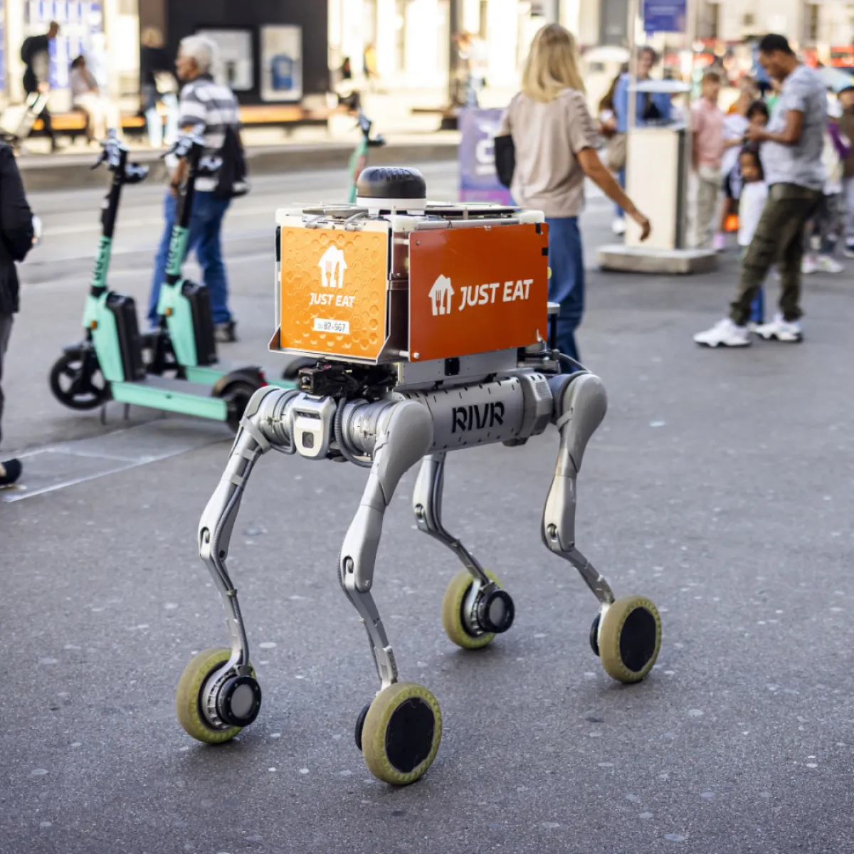 Autonomous delivery robot — quad platform