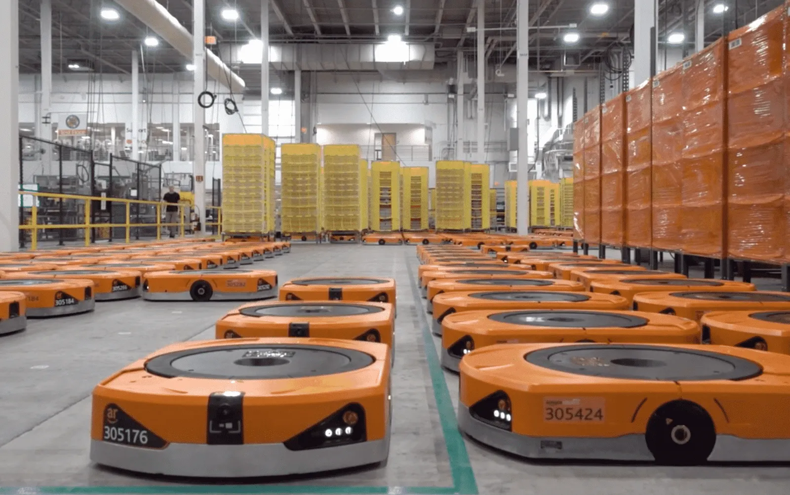 Autonomous warehouse robot system